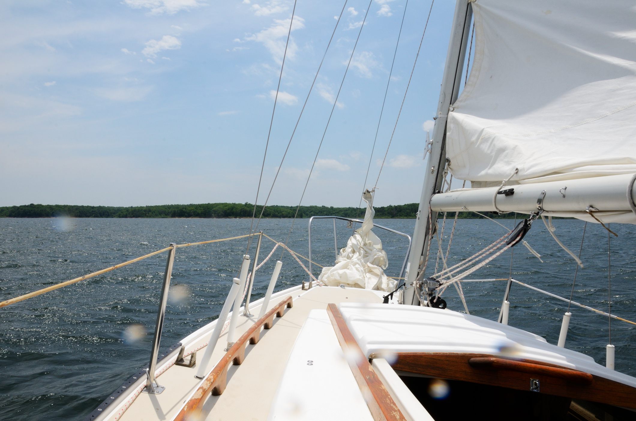 Sailing with John on Stockton Lake