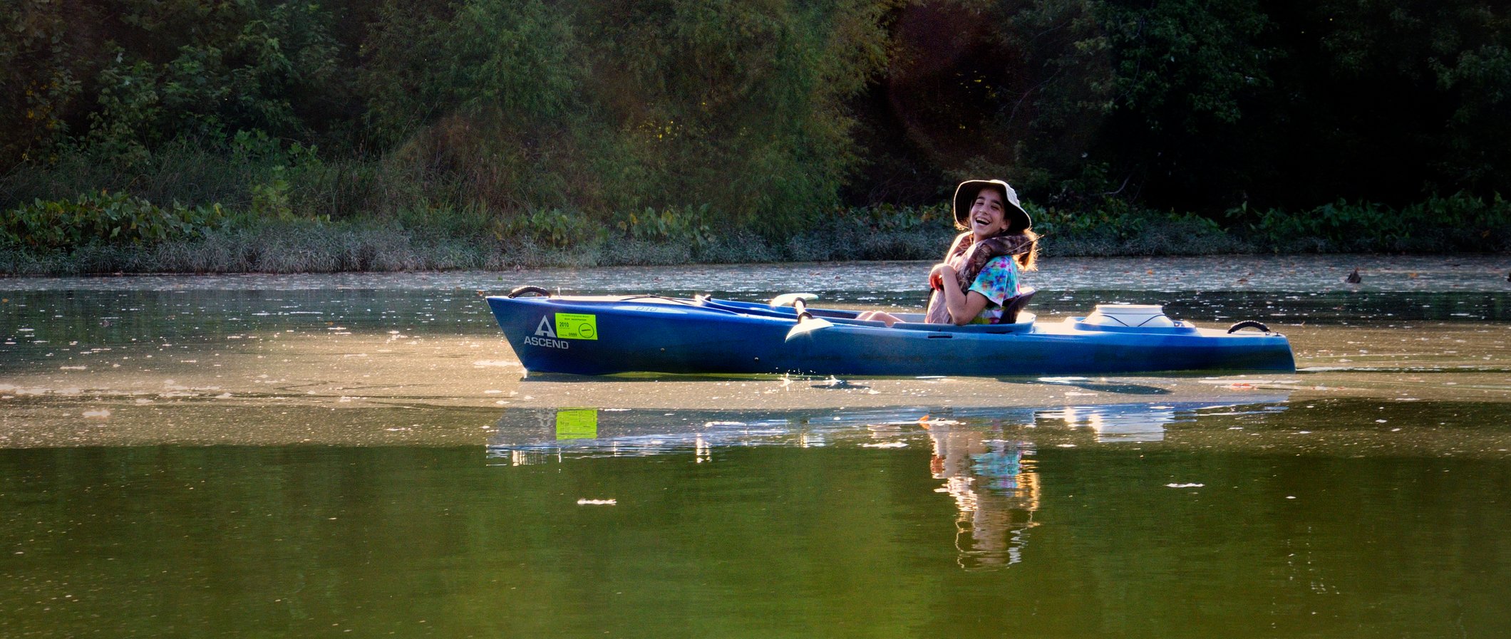 A Late Afternoon Paddle on the James River with Lanie