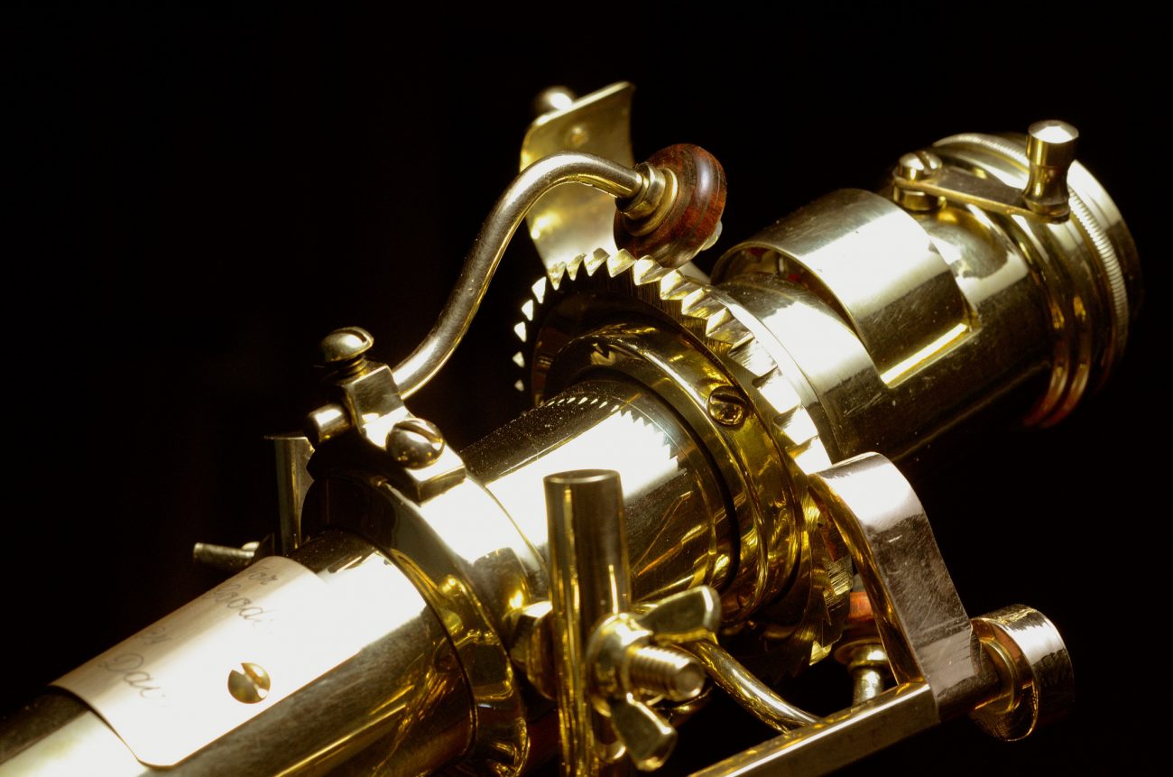 Brass kaleidoscope detail