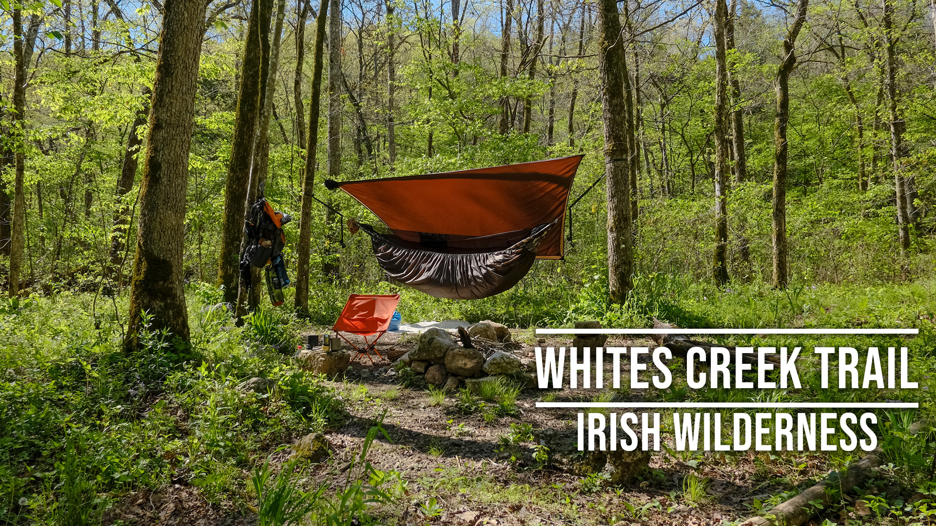 Four. No, three days backpacking in Irish Wilderness, Missouri, April 2021